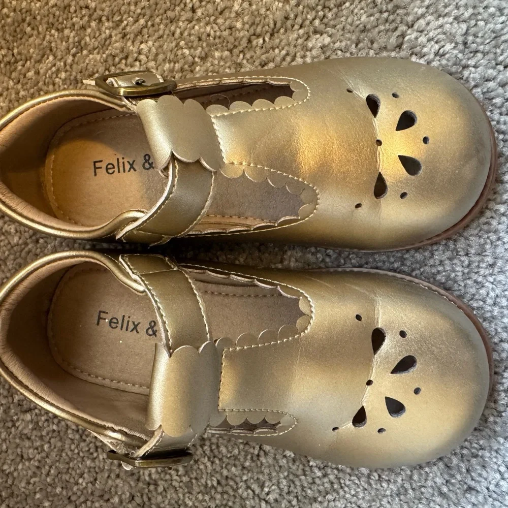 Felix & Flora Toddler Little Girl Mary Jane Dress Shoes - Ballet Flats for Girls